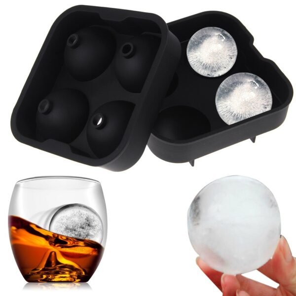 silicon ice cube tray black color - Image 2