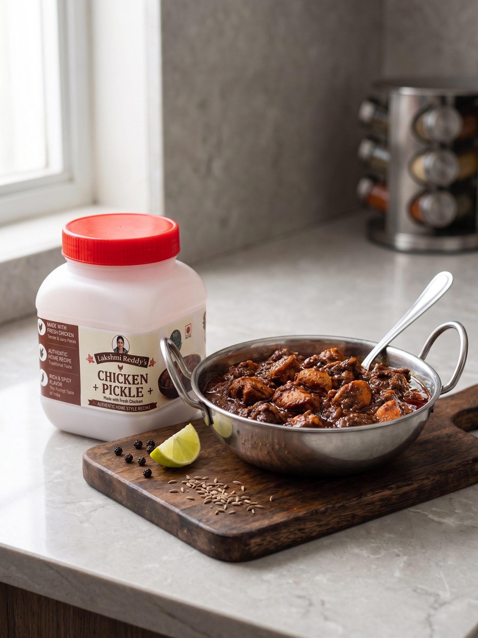 Lakshmi Reddy’s Chicken Pickle – 500g - Image 2