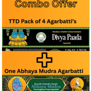 Premium Incense Sticks Combo Pack, 5 Packs with Gowshudhi Panchagavya Pooja Agarbatti