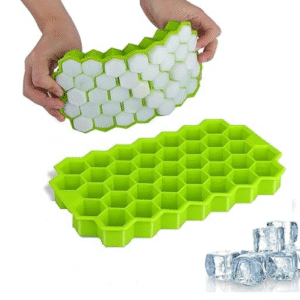 Ice Cube Tray, 37 Cavity Honeycomb Silicone Mould, Flexible, Reusable