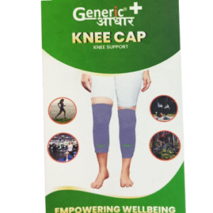 KNEE CAP REGULAR (Medium) for Joint Stabilization and Pain Relief, Grey, for Sports and Fitness Activities