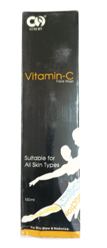 Vitamin-C Face Wash for All Skin Types, Skin Glow & Radiance, 150ml, Pack of 1