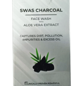Swas Charcoal Face Wash, Purifying Complex for All Skin Types, 100ml